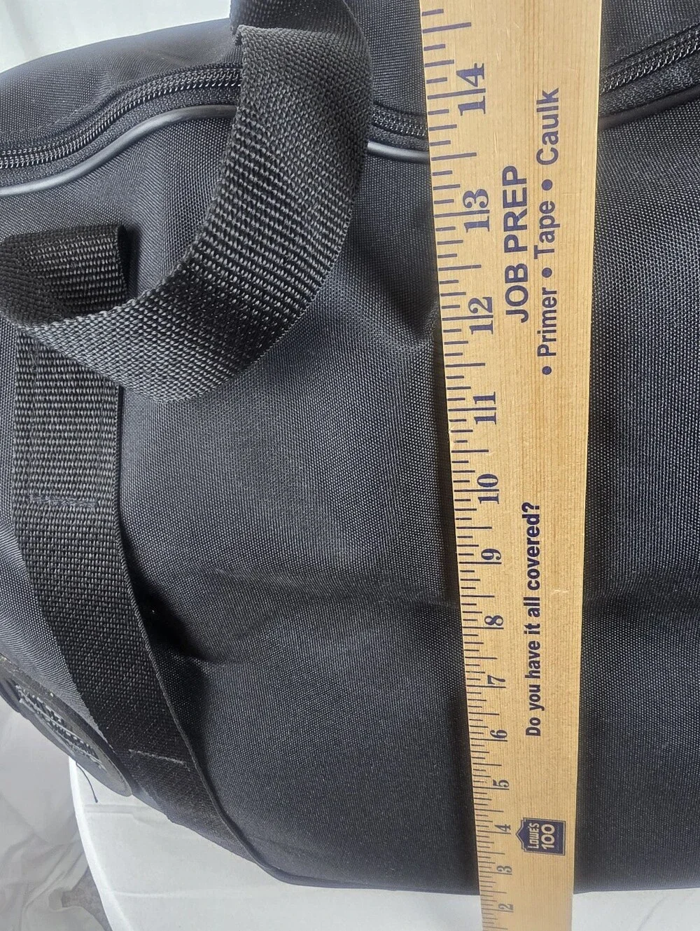 NWT Harley-Davidson Black Canvas Duffle Bag W/Bar & Sheild Logo Patch